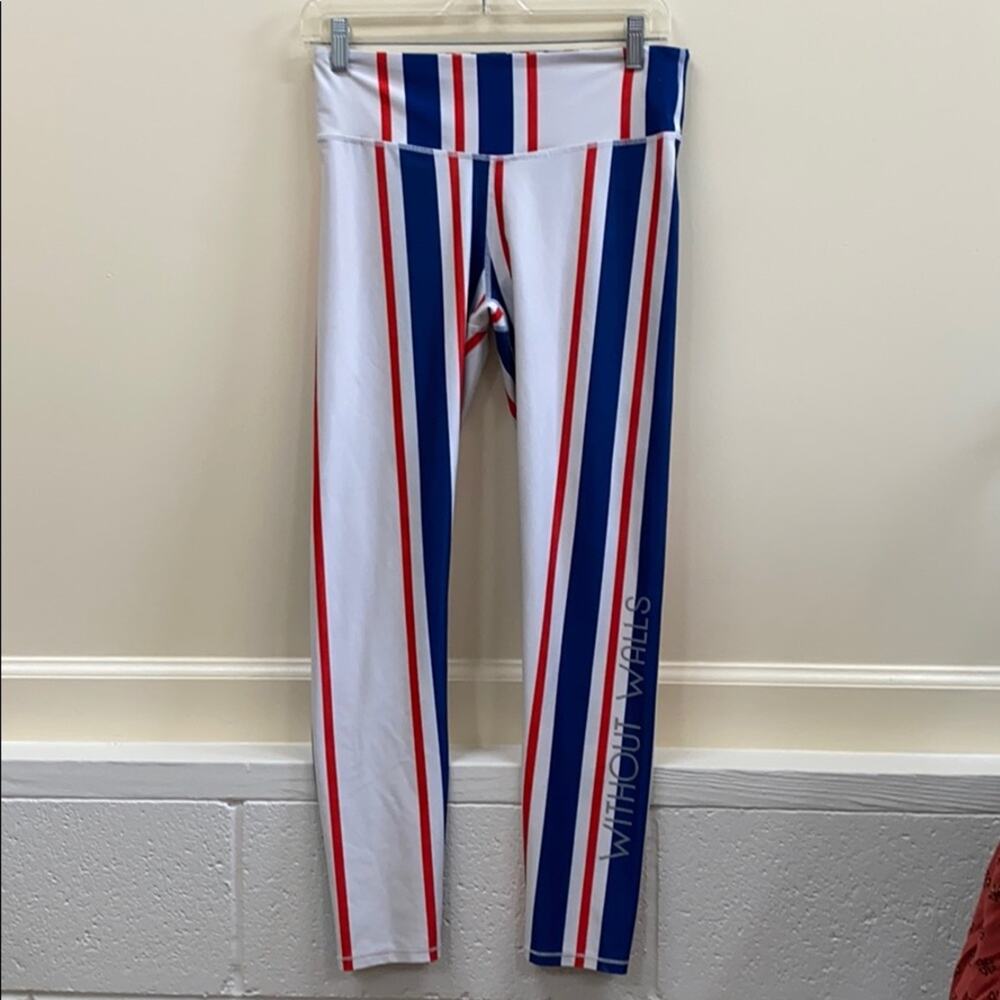 Without Walls women’s size M red white and blue leggings patriotic